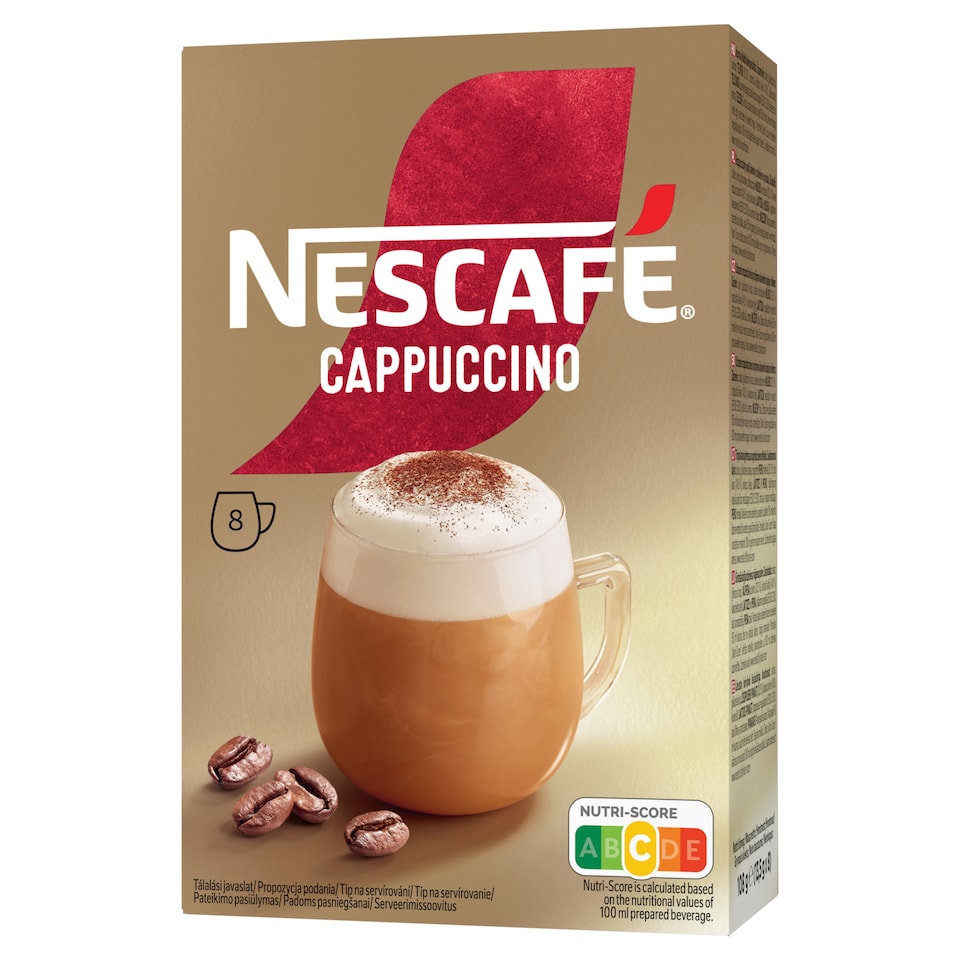 image 1 of NESCAFÉ Cappuccino Instant Coffee Specialty 8 x 13,5 g (108 g)