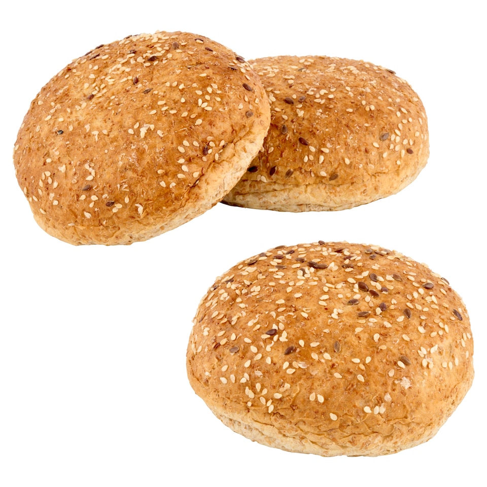 image 1 of Whole Wheat Hamburger Bun 90 g
