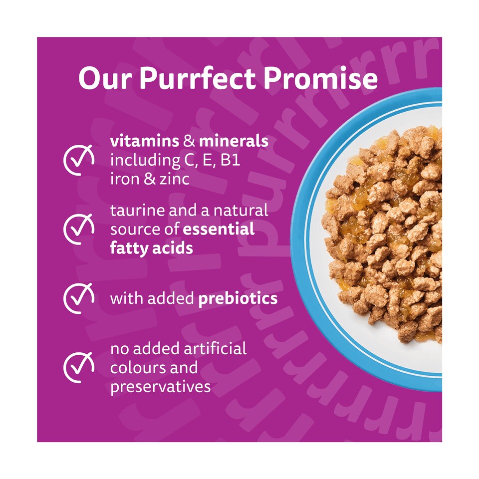 image 1 of Whiskas 11+ Senior Wet Cat Food Fish Favourites in Jelly 12x85g