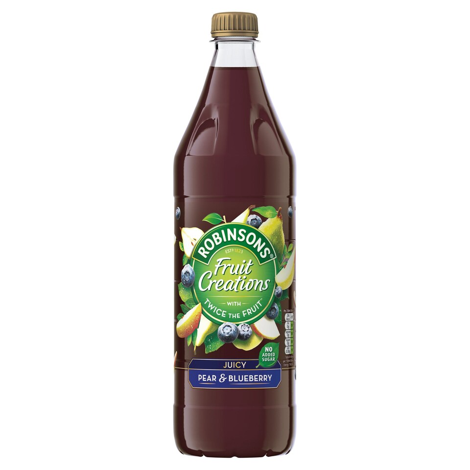 Robinsons Creations Pear And Blueberry 1L