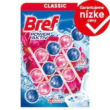 Bref Power Aktiv Flower tuhý WC blok 3 x 50 g