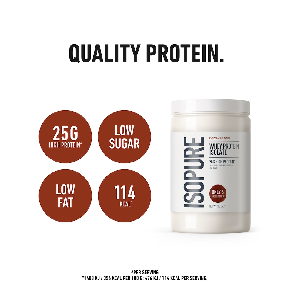 image 1 of Isopure Whey Protein Isolate Chocolate 480g