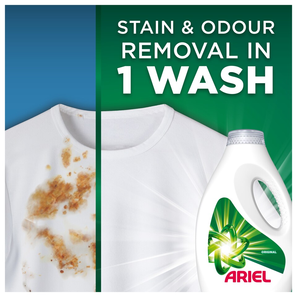 image 1 of Ariel Original Washing Liquid Detergent 63 washes 1953ml