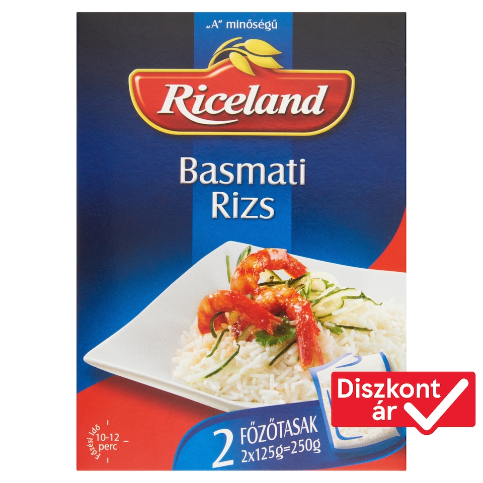 Riceland Basmati rizs 2 x 125 g  1. kép