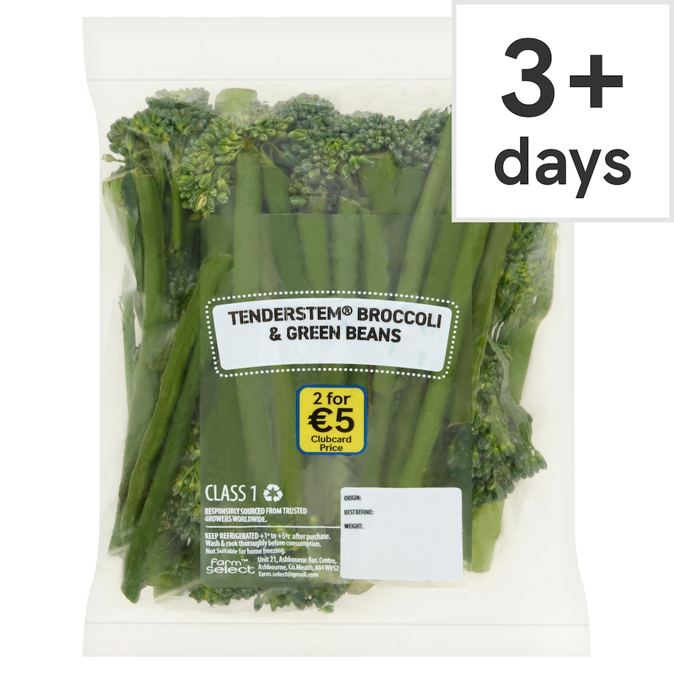 Farm Select Tenderstem Broccoli and Green Beans 280g
