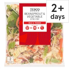Tesco Beansprout & Vegetable Stir Fry 320g (EXP)
