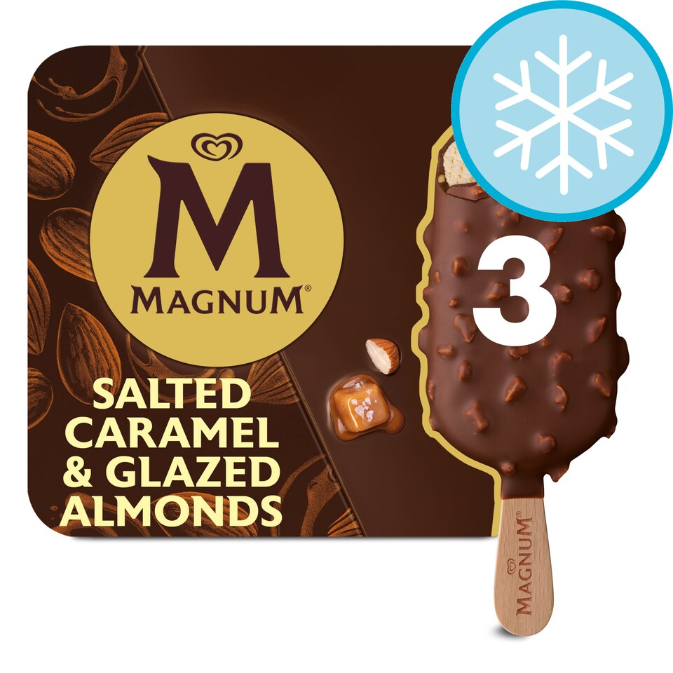 image 1 of Magnum Collection Salted Caramel Glaze Almond Ice Cream 270Ml