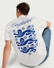image 1 of England Pure Cotton Three Lions T-Shirt in Ecru