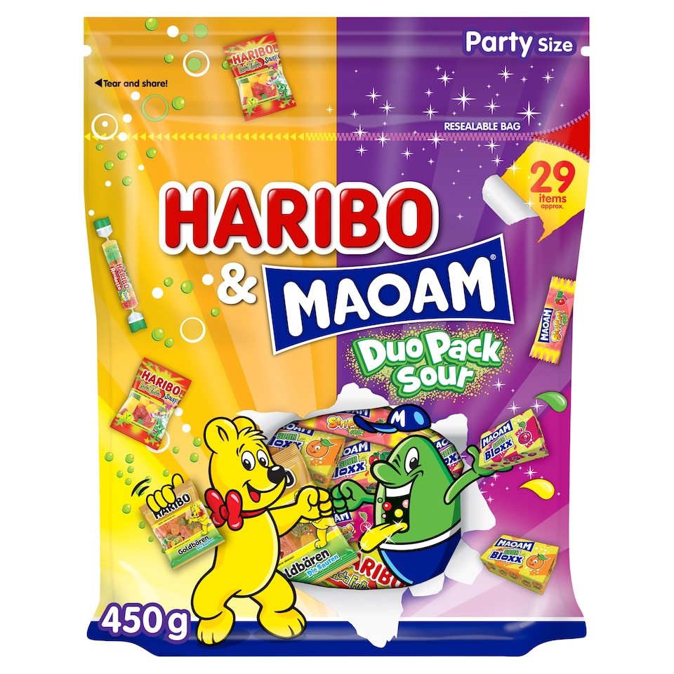 HARIBO & MAOAM Sour Duo Pack 450g