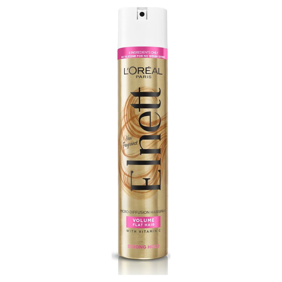 image 1 of L'Oreal Paris Elnett Volume Strong Hold Hair Spray 400Ml