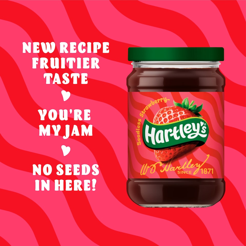 image 1 of Hartley's Best Seedless Strawberry Jam 300g