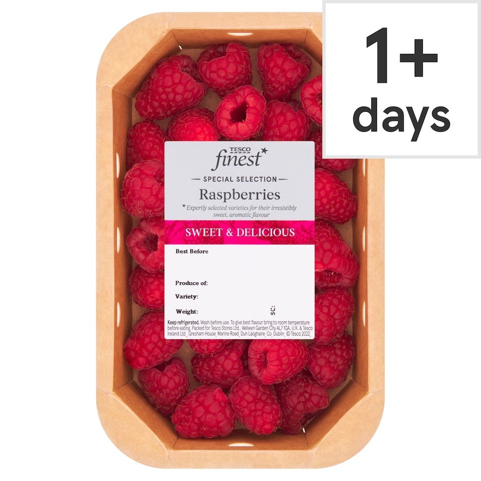 Tesco Finest Raspberries 150G