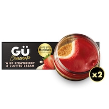 Gu Strawberry & Clotted Cream Cheesecake Dessert (2x82g)