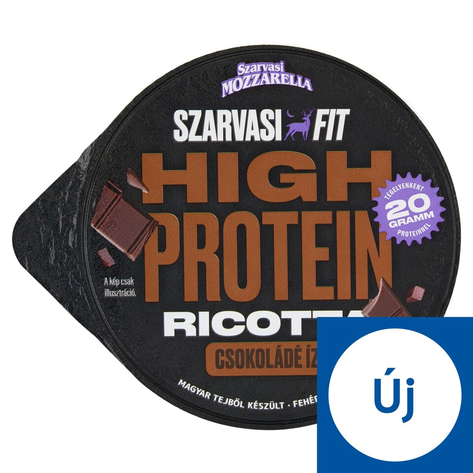 image 1 of Szarvasi Fit High Protein Chocolate Flavored Ricotta Dessert 180 g