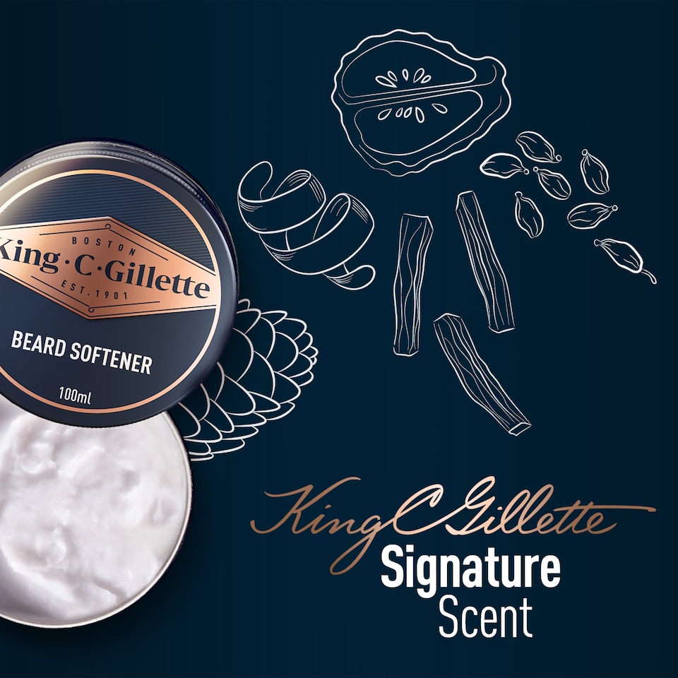 image 1 of Gillette King C Gillette Perfect Beard Regimen Kit