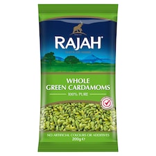 RAJAH WHOLE GREEN CARDAMOM 200g