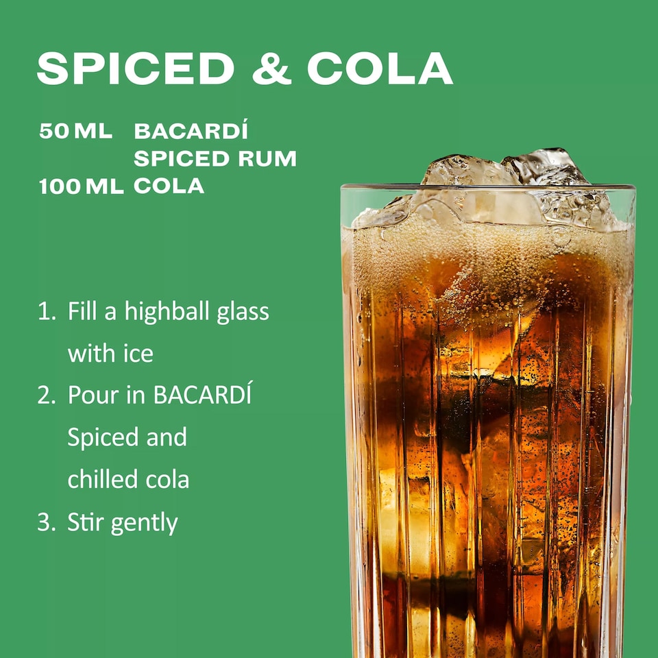 image 1 of Bacardi Spiced Rum 1L