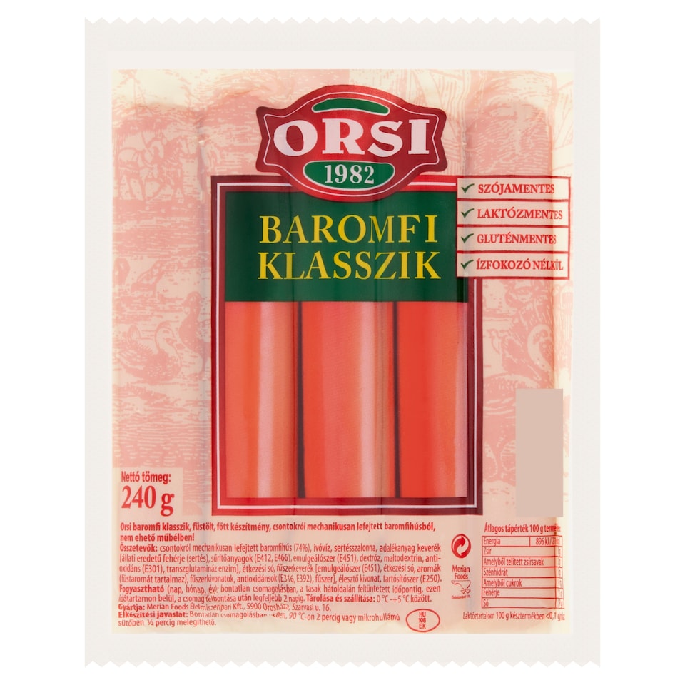 Orsi baromfi klasszik 240 g
