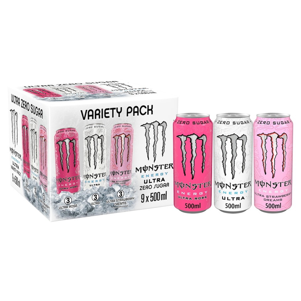 image 1 of Monster Energy Ultra Variety 9 x 500ml