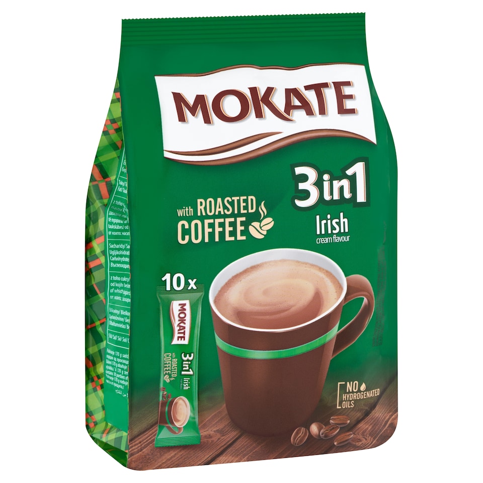 image 1 of Mokate 3in1 Instant Coffee Speciality with Irish Cream Flavour 10 x 17 g (170 g)