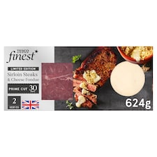 Tesco Finest Sirloin Steak & Cheese Fondue 624G