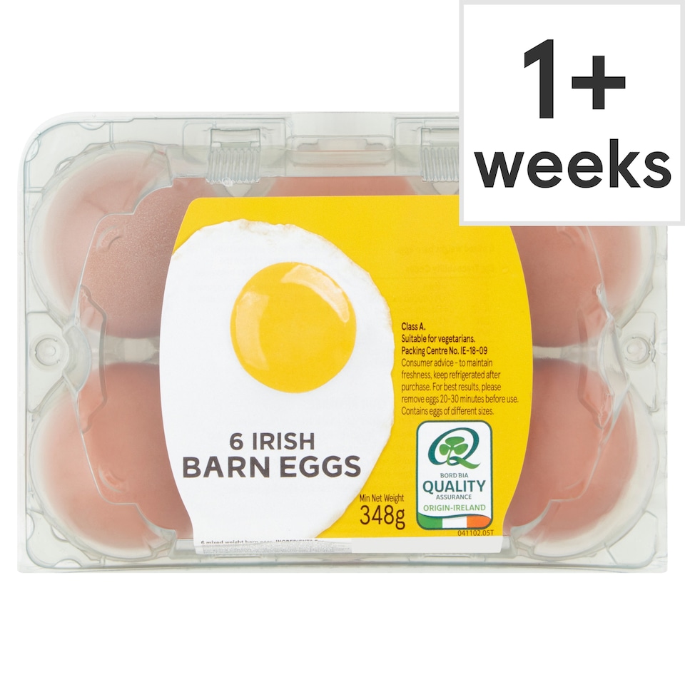 Tesco 6 Irish Barn Eggs