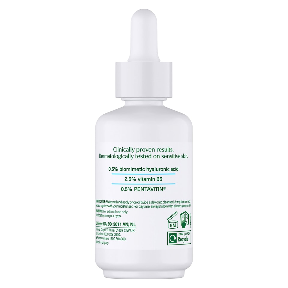image 1 of Simple 3% Vitamin B5 & Hyaluronic Acid Booster Face Serum 30Ml