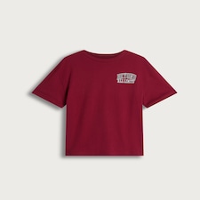 F&F Boys Pure Cotton Slogan Short Sleeved T-Shirt in Burgundy