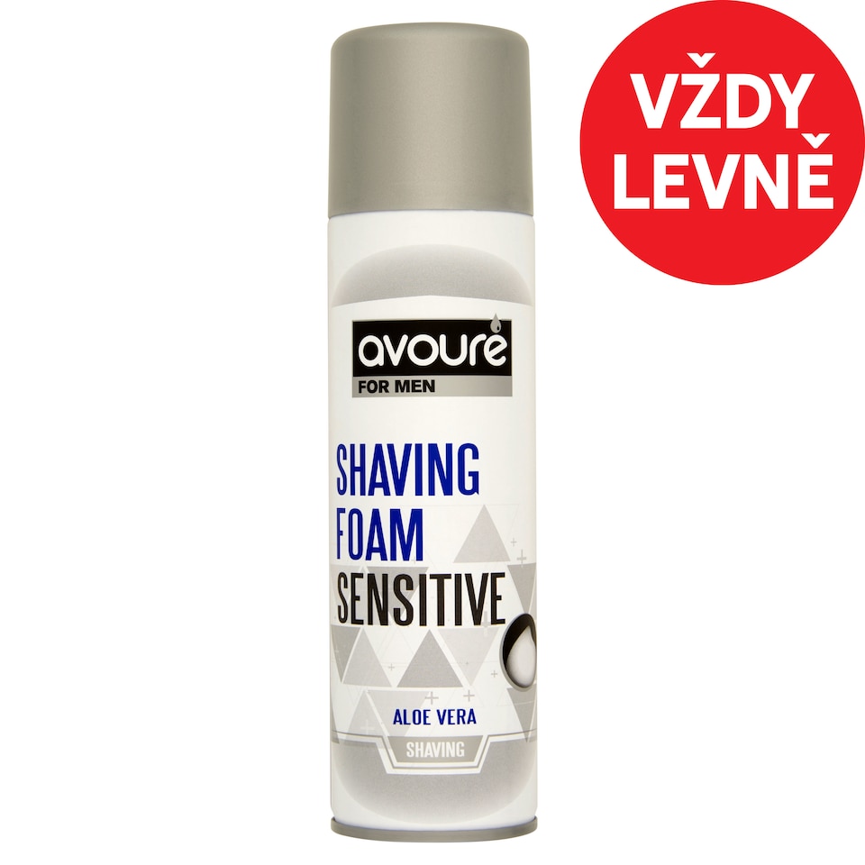 Avouré For Men Sensitive Aloe Vera Shaving Foam 250ml