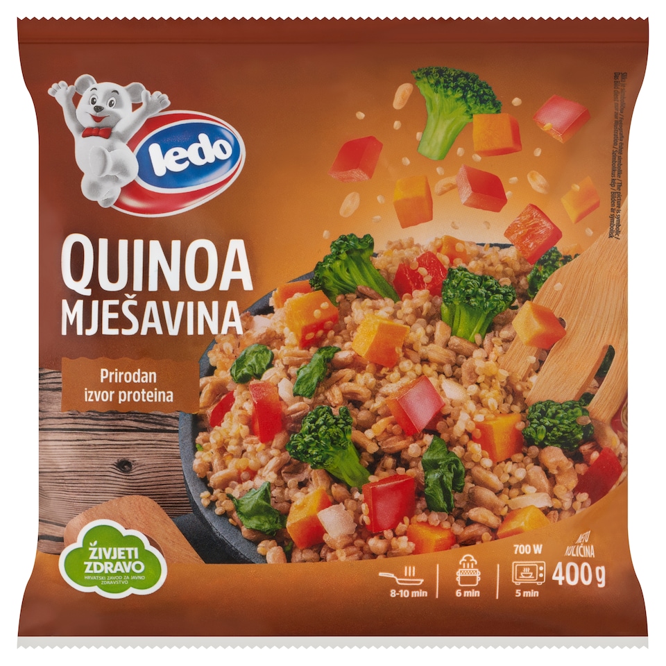 Ledo Quinoa Mix gyorsfagyasztott zöldségek quinoával és tönköllyel 400 g  1. kép