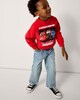 image 2 of Disney Lightning McQueen Cotton Rich Sweatshirt in Red