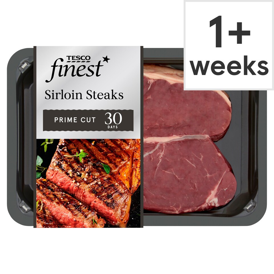 Tesco Finest Sirloin Steak 454G Tesco Groceries