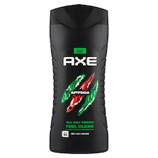 Axe Africa Shower Gel 3 in 1 for Body, Hair and Face 400ml