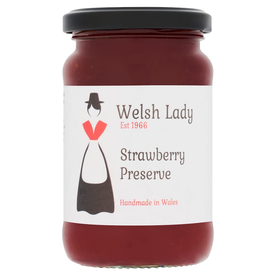 Welsh Lady Strawberry Conserve 340G