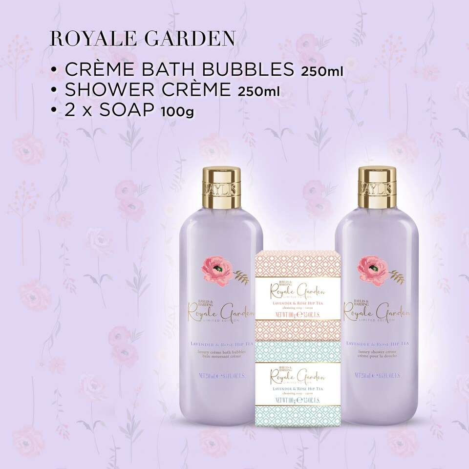 image 1 of Baylis & Harding Royale Garden Luxury Bathtime Gift Set