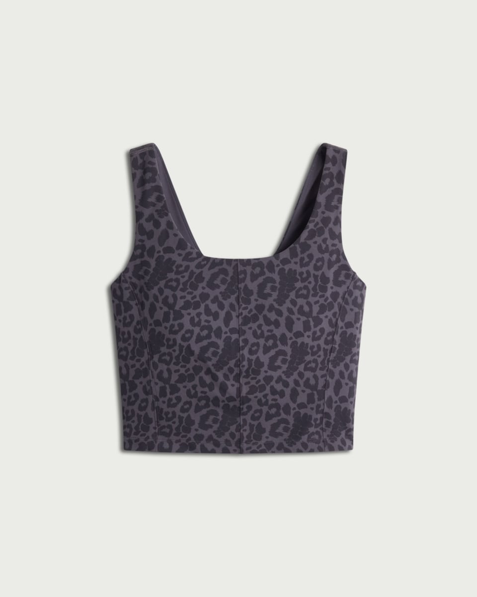 image 1 of F&F Active ULTRAMOVE Scoop Neck Vest in Multi Black