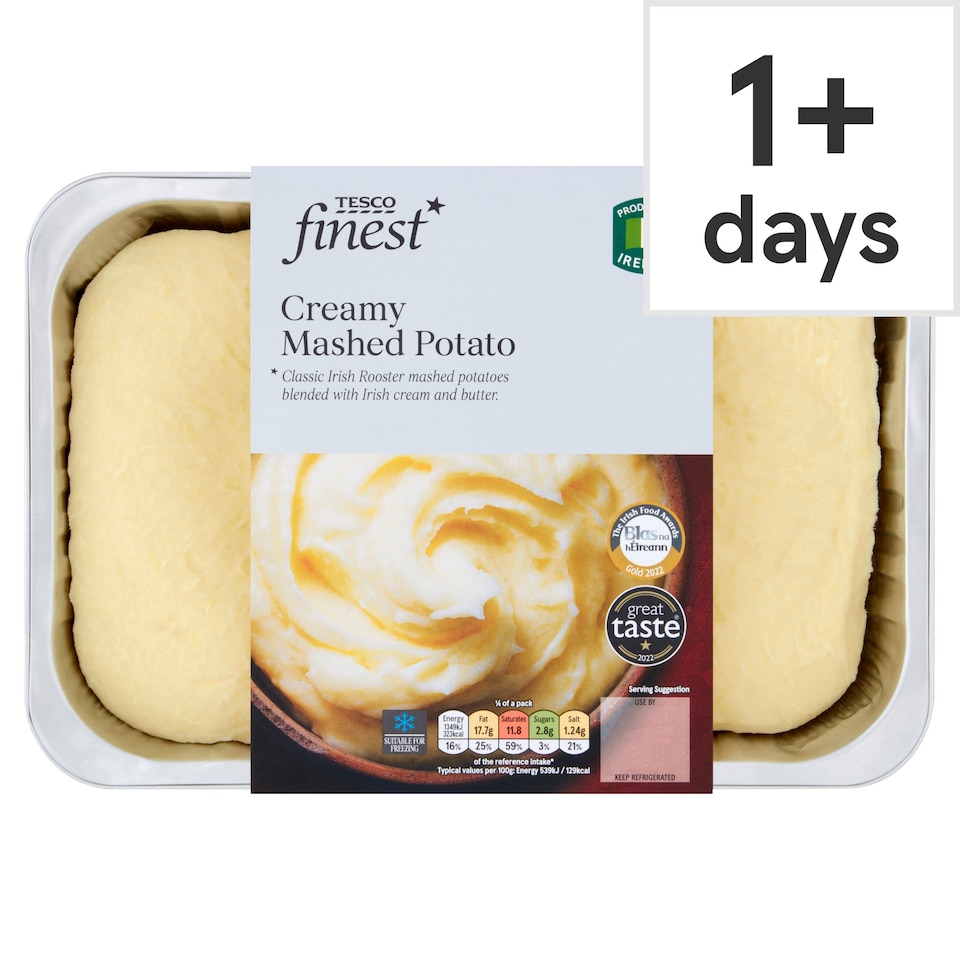 Tesco Finest Creamy Mashed Potato 1Kg