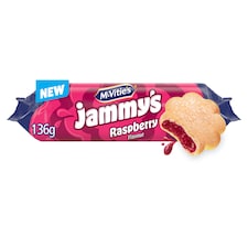 McVitie's Jammy's Raspberry Biscuits 136.5g