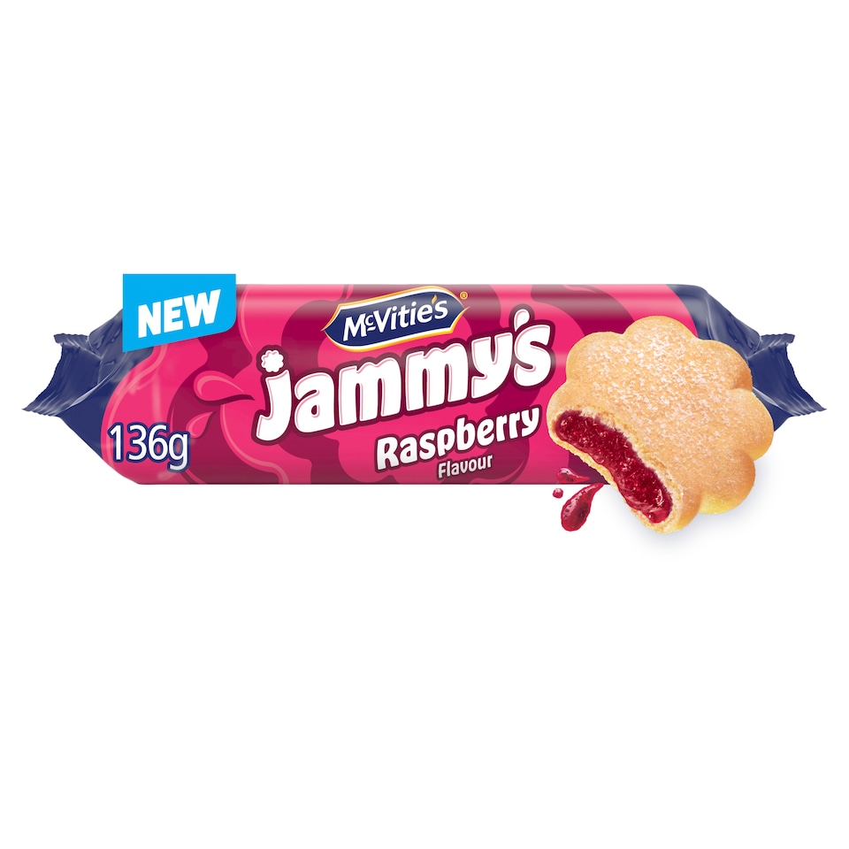 image 1 of McVitie's Jammy's Raspberry Biscuits 136.5g