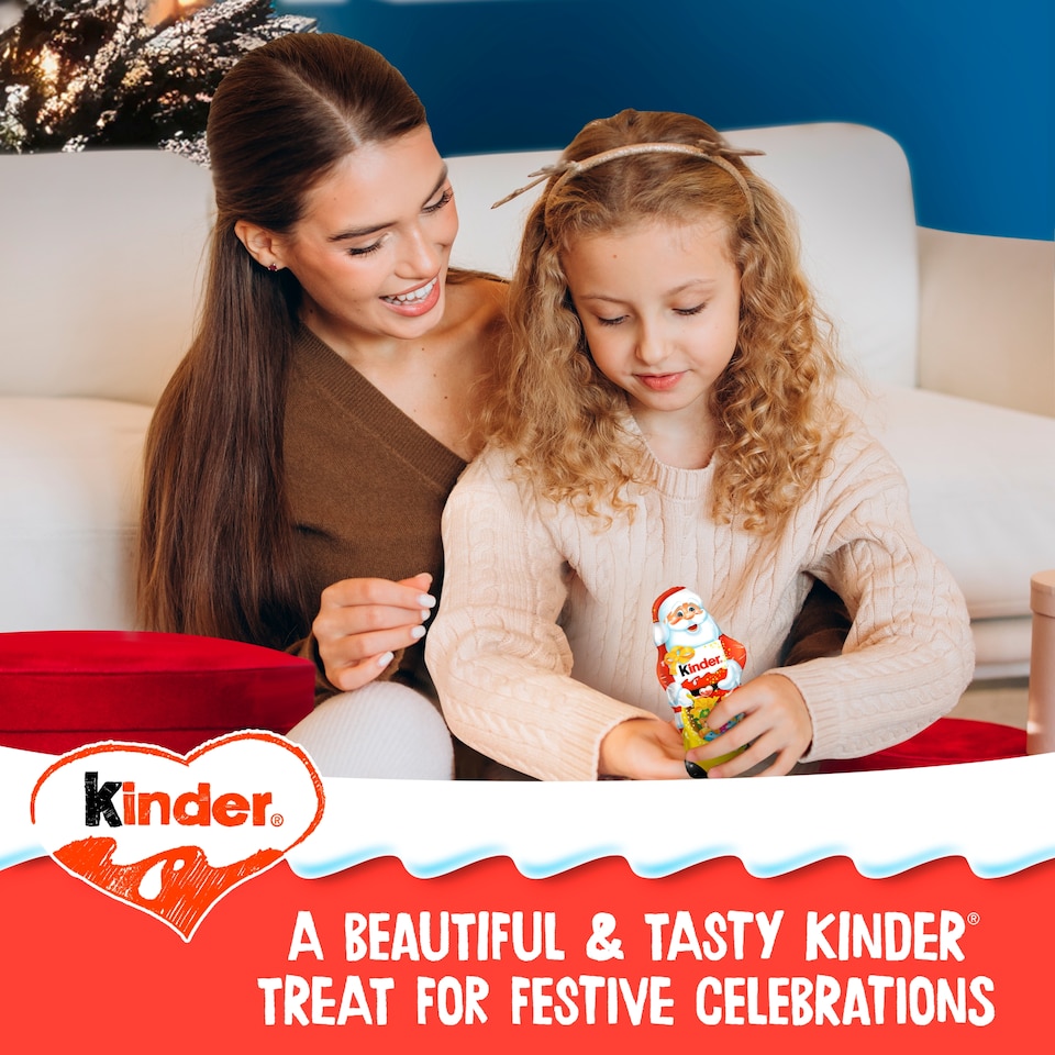 image 1 of Kinder Milk Chocolate Santa 110g