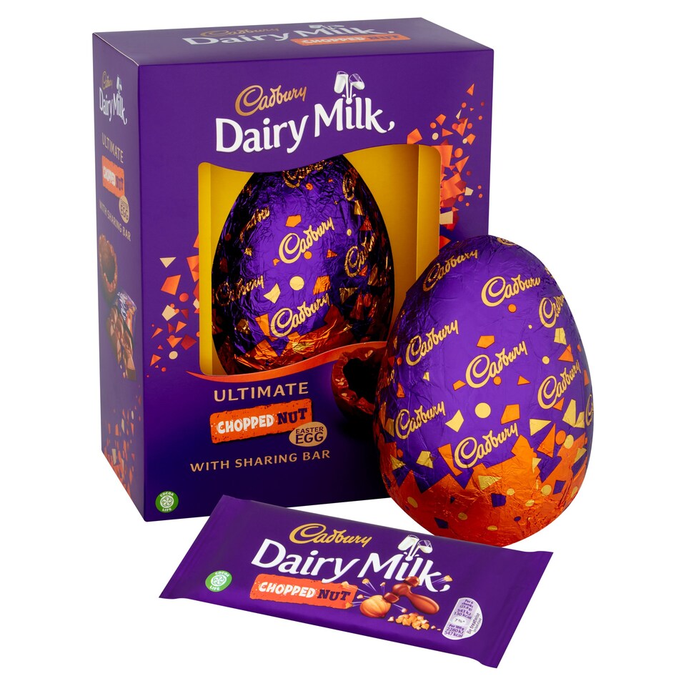 Cadbury Chopped Nut Egg 545G Tesco Groceries