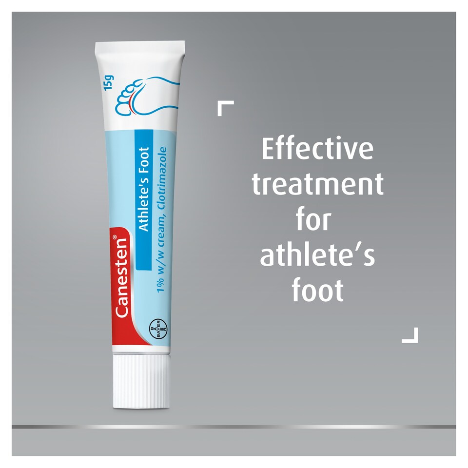 image 1 of CANESTEN ATHLETES FOOT CREAM 15G