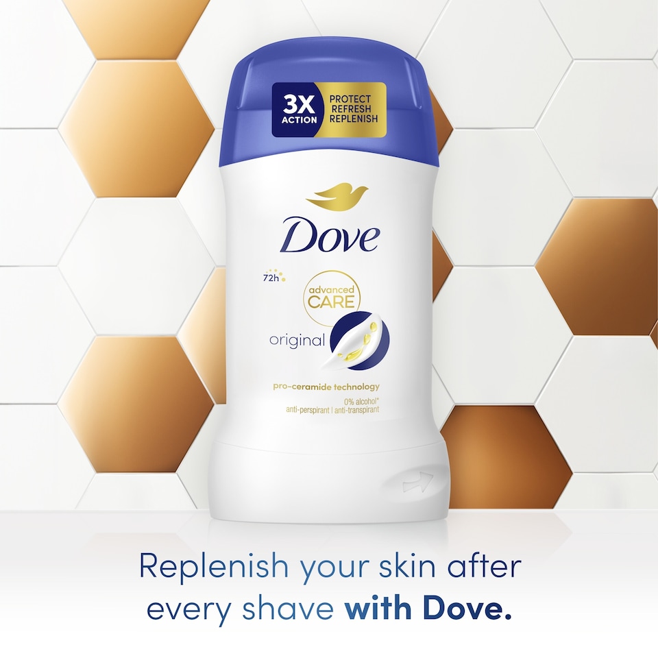 image 1 of Dove Women Advanced Antiperspirant Deodorant Stick Original 50ml
