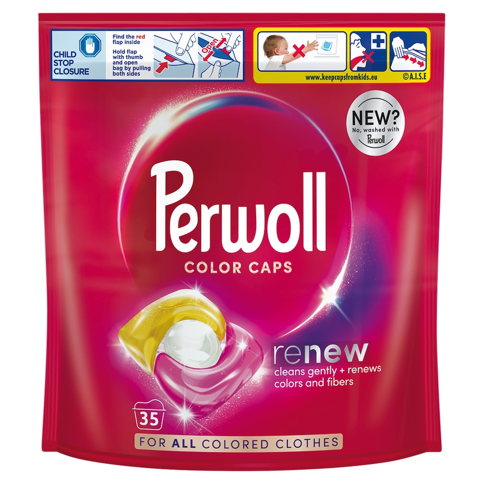 image 1 of Perwoll pracie kapsuly Color 35 praní, 472,5 g