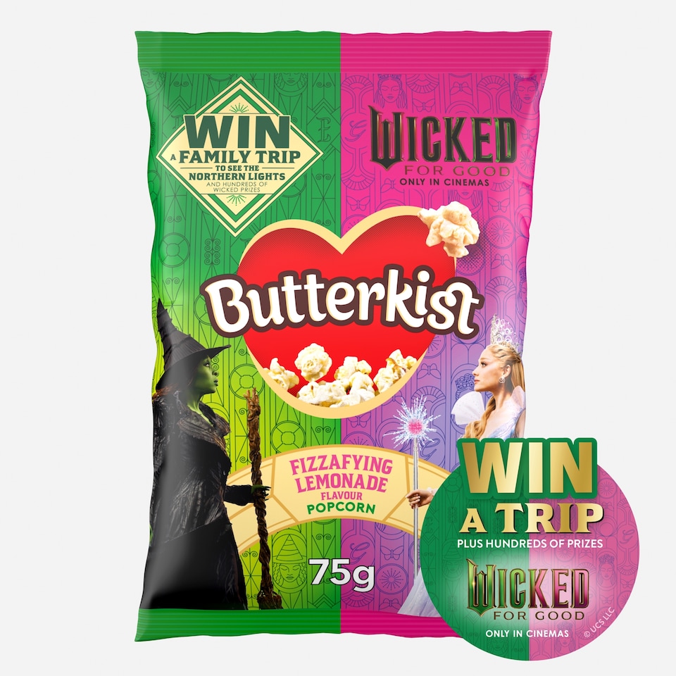 image 1 of Butterkist Fizzafying Lemonade Popcorn 75g