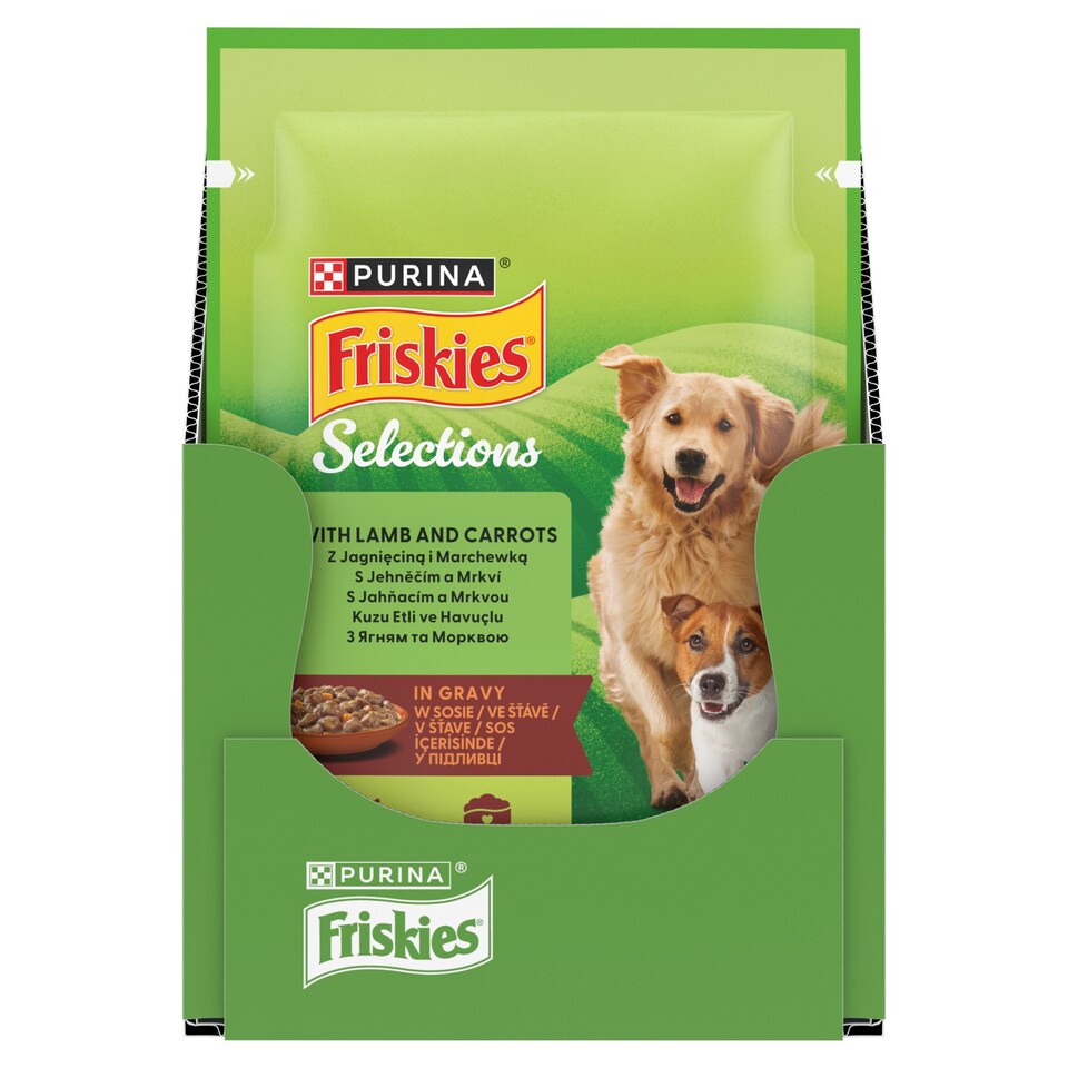 Friskies Selections s jahňacím a mrkvou v šťave 85 g