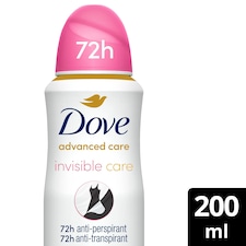 Dove Women Invisible Care 72h Advanced Care Antiperspirant Deodorant 200ml