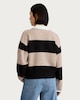image 3 of F&F Knitted Stripe Rugby Shirt in Multi Brown