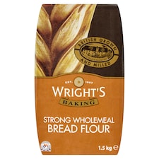 Wrights Strong Wholemeal Bread Flour 1.5Kg (L)
