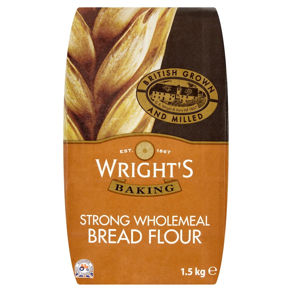 Wrights Strong Wholemeal Bread Flour 1.5Kg (L)